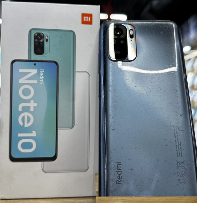 Смартфон: Xiaomi Redmi Note 10 4/64Gb. Onyx Gray Київ - фото 1