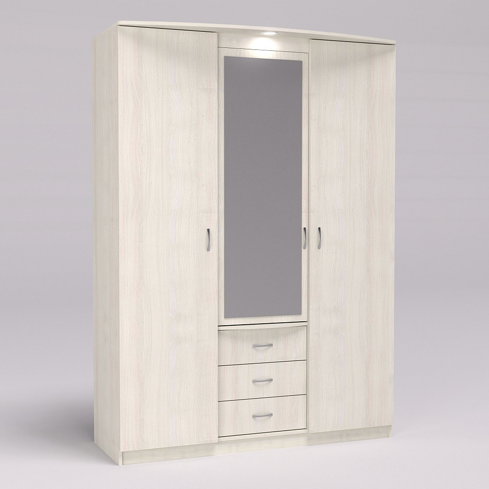 Шафа Діана, Дуб Шамоні Світлий, 1500х650х2100 Львів - фото 2