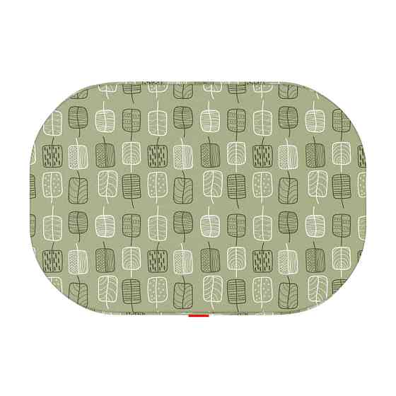 Лежанка для собак WAUDOG Relax, малюнок "Зелене листя", зі змінним чохлом , S, Ш 55 см, Дл 40см Коломыя