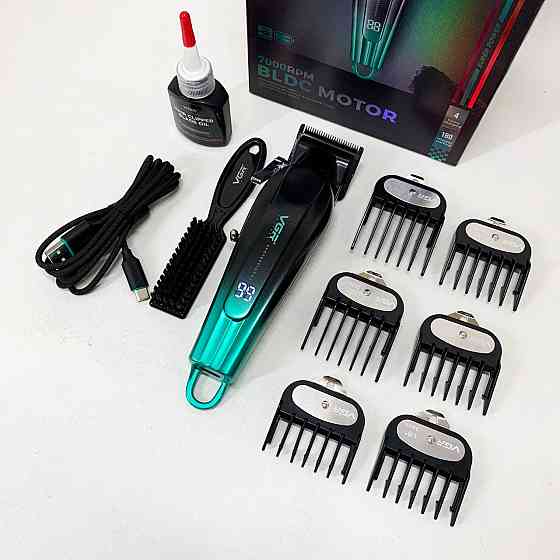 Машинка-тример 3 в 1 для стрижки волосся VGR V-662, Тример для стрижки акумуляторний професійний DF-32 Івано-Франківськ