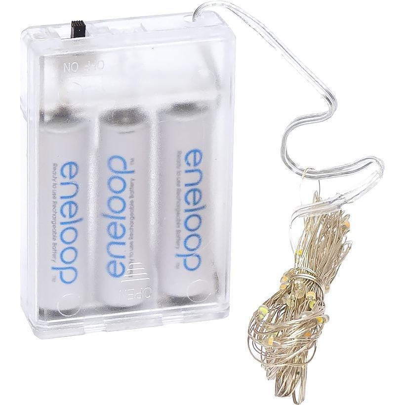 Гірлянда "Ниточка" RJ-04 на 3-х батарейках 100 лампочок 10 метрів, мультиколір Вінниця - фото 1