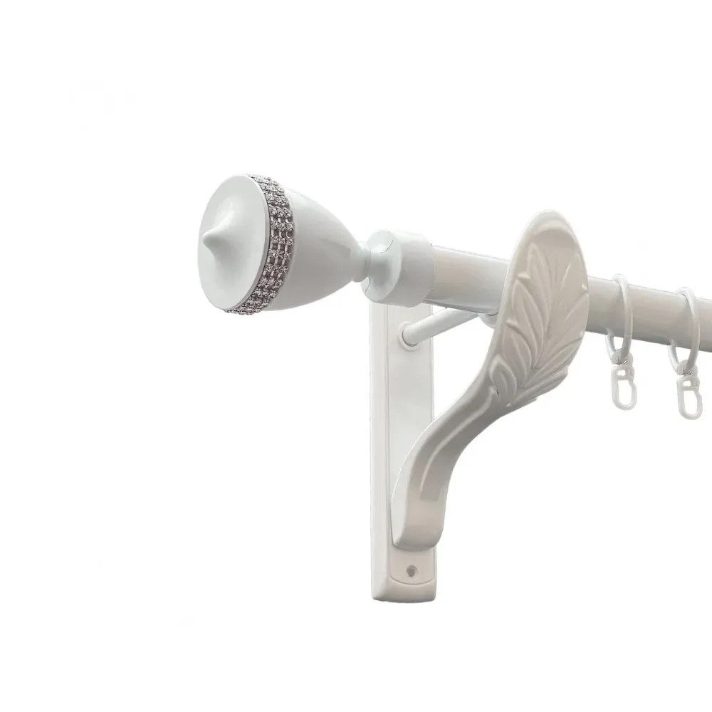 Карниз Orvit Етернія металевий однорядний ретро гладка труба кільце металеве Арктіс 25 мм 200 см (00-00021640) Львів - фото 1