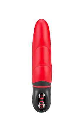 Вібратор з оригінальним дизайном і ребристою поверхневістю AMOR BIG VIBRATOR ANGELUS Red (Застосунок НЕ Sex Aura Київ