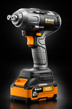 Гайковерт акумуляторний ударний 900Нм Majster Pro (Польща) Київ