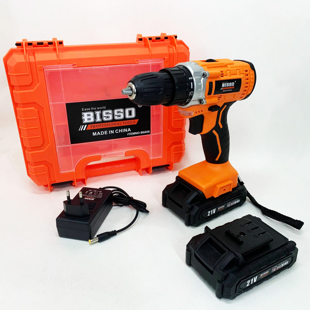 Шуруповерт акумуляторний у валізі BISSO B6008 21V DX-58 Львів - фото 2