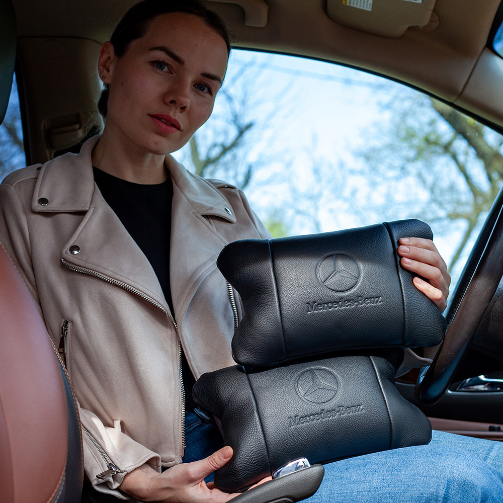 Подушка для комфорту в авто Mercedes-Benz Мерседес, Підголівник для сидіння автомобіля ZF-89 Львів - фото 2