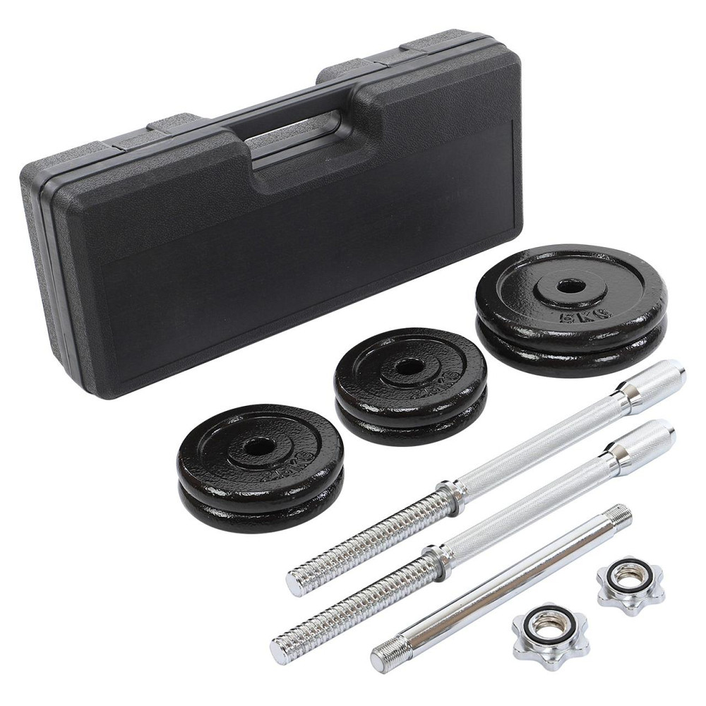 Штанга у пластиковому кейсі 25 кг Zelart 9637 Київ - фото 1