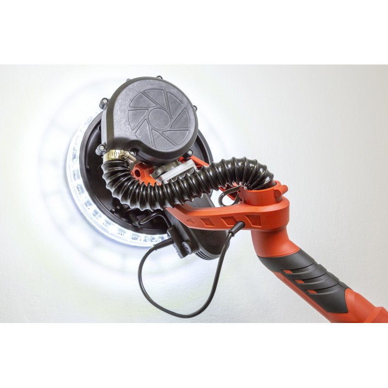 Шліфувальна жирафа по гіпсокартону LEX LXDWS175 1700Вт з підсвіткою, гнучким валом і мішком для пилу Львів - фото 7