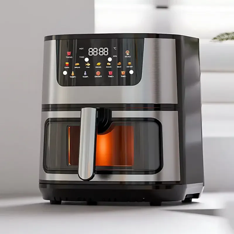 Аерофритюрниця 12 л 3500 Вт з подвійним нагріванням, сенсорною панеллю та технологією 360° обдування Одеса - фото 1