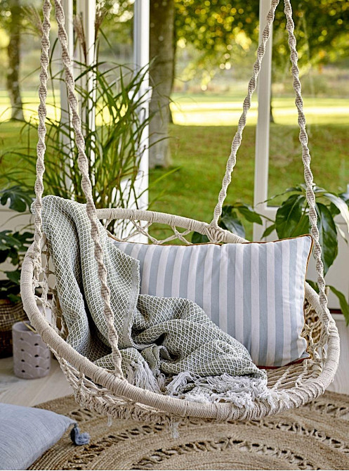 Гойдалки підвісні гніздо лелеки для дачі та саду Гніздо Лелеки Бежевий Київ - фото 5