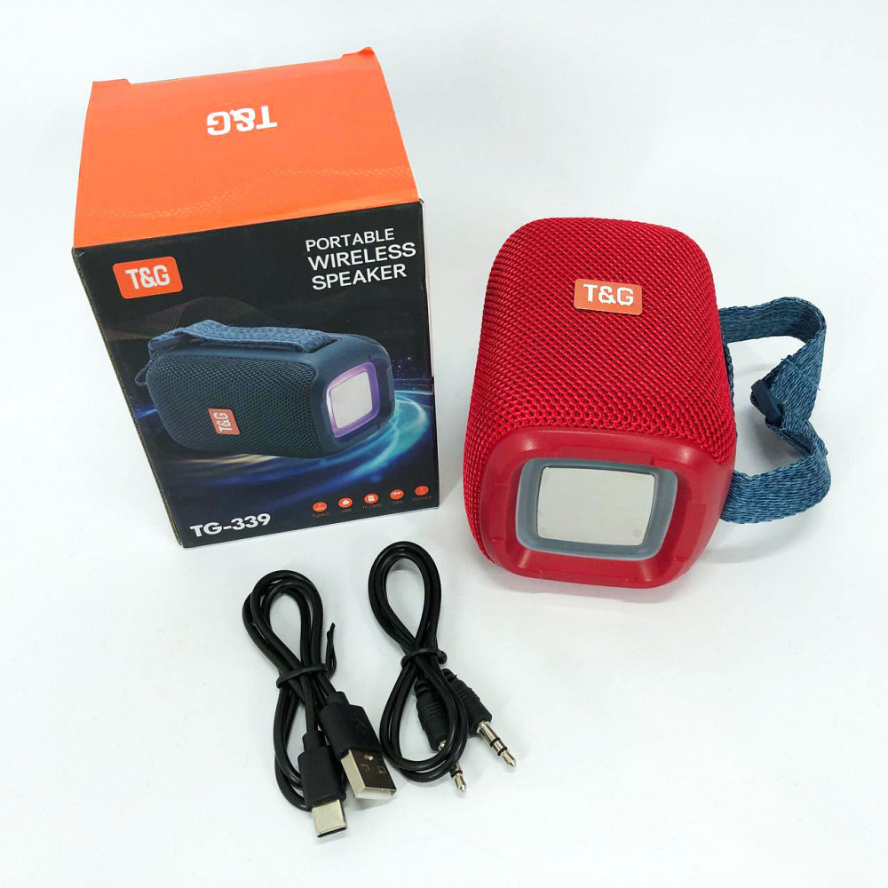 Хороша bluetooth колонка TG339, Колонка з динамічним led підсвічуванням з ргб підсвічуванням VH-43 Львів - фото 2