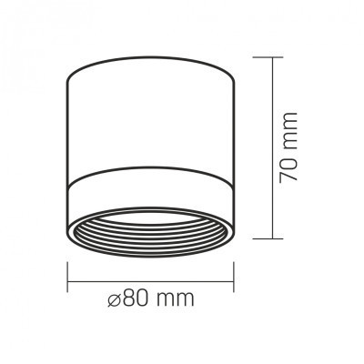 Светильник Videx VL-SPF25A-W Винница - изображение 3