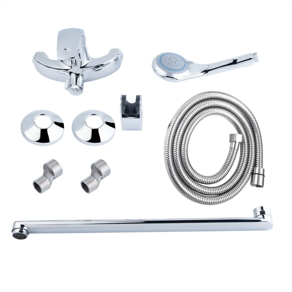 Змішувач для ванни Lidz Mars 005 з поворотним виливом (з душовим гарнітуром) (k40) LDMAR005CRM34853 Chrome Київ - фото 10