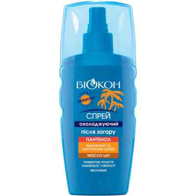 Средство после загара Біокон Охлаждающий спрей 160 мл (4820008311030) Винница