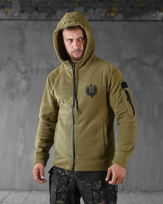 Тактическая флисовка Вірний назавжди кайот плотная Одесса - изображение 9