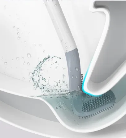 Силіконова щітка-йоржик для унітазу Toilet Brush: ефективне очищення, гігієнічність Київ - фото 7