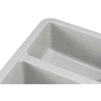 Мийка кухонна GRANADO Under top DOUBLE gris (gr3408) Вінниця