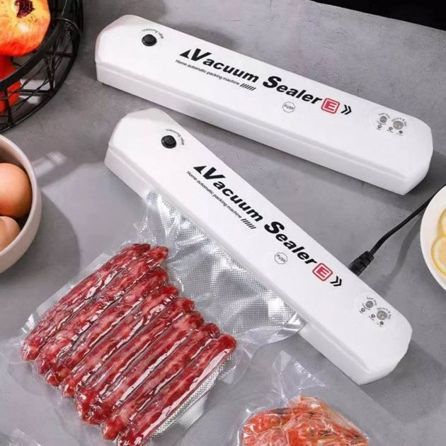 Універсальний кухонний вакууматор для їжі VACUUM, Побутовий вакуумний апарат, Вакууматор для продуктів DU-98 Львів - фото 18