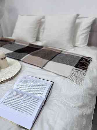 Vladi Плед Vladi 140x200 cм вовняний 70% Нова Зеландія коричневий Київ