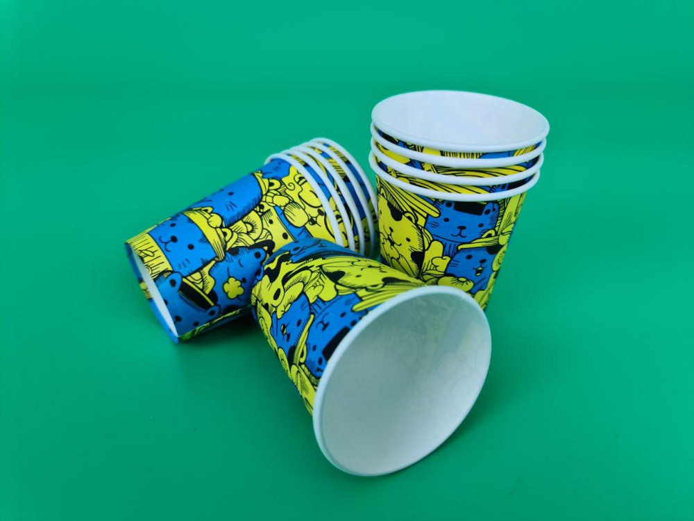 Паперові склянки кольорові 175 мл "Котики" Маестро (50 шт.) Харків - фото 2