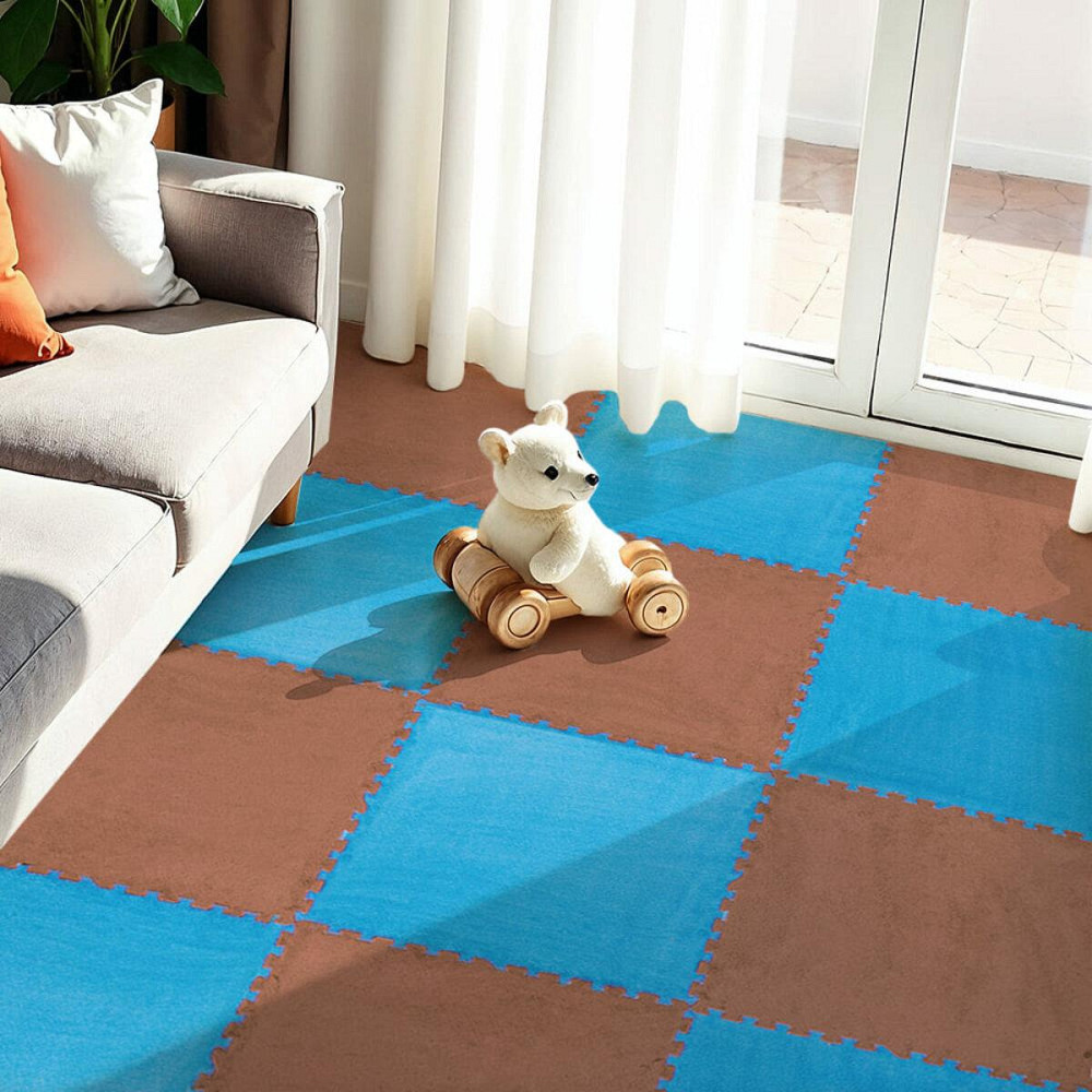 Пол-пазл плюшевый 60х60х1см Корчневый (D) SW-00002083 Киев - изображение 8