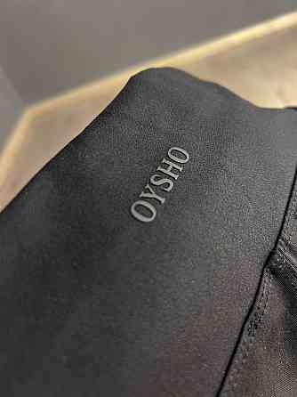 Шорти жіночі Oysho 114 велосипедки з логотипом чорні, чорний, 2XL Одеса