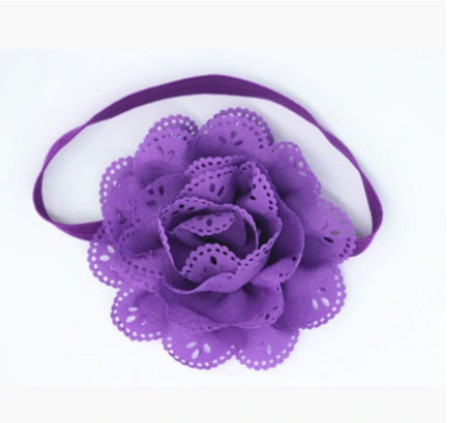 Дитяча пов`язка на голову для новонароджних one size бузковий Київ - фото 2