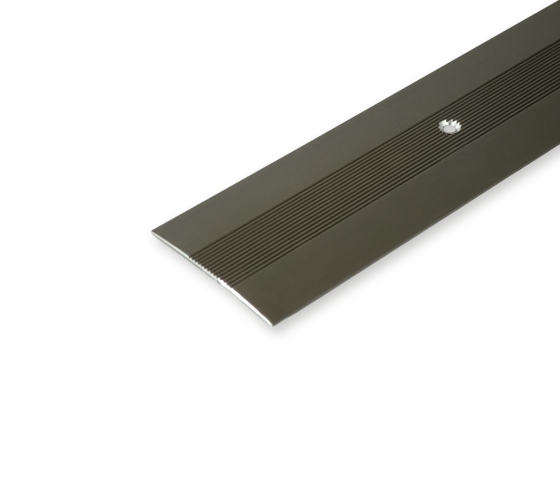 Поріжок алюмінієвий рифлений БРП-021 анодований 50x3,5 мм (колір бронза) 2700 Бровари