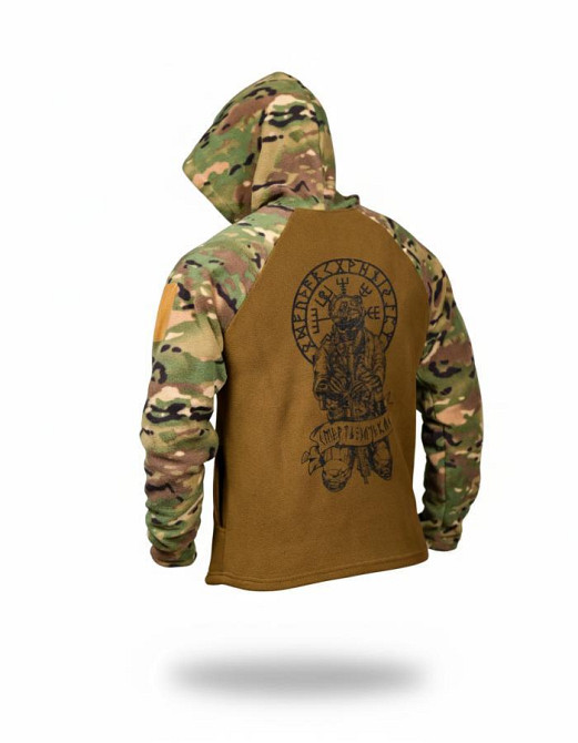 Флисовка худи руны койот ПП8230 Одесса - изображение 2