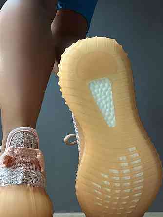 Кроссовки женские NM 01-5 в стиле Yeezy из дышащей сетки розовые, 37, 24 см Одесса