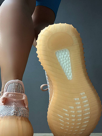 Кроссовки женские NM 01-5 в стиле Yeezy из дышащей сетки розовые, 37, 24 см Одесса - изображение 4