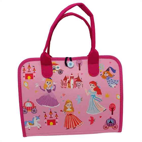 Детская развивающая сумочка-логика XX4028 тактильные, развивающие упражнения, из фетра Винница