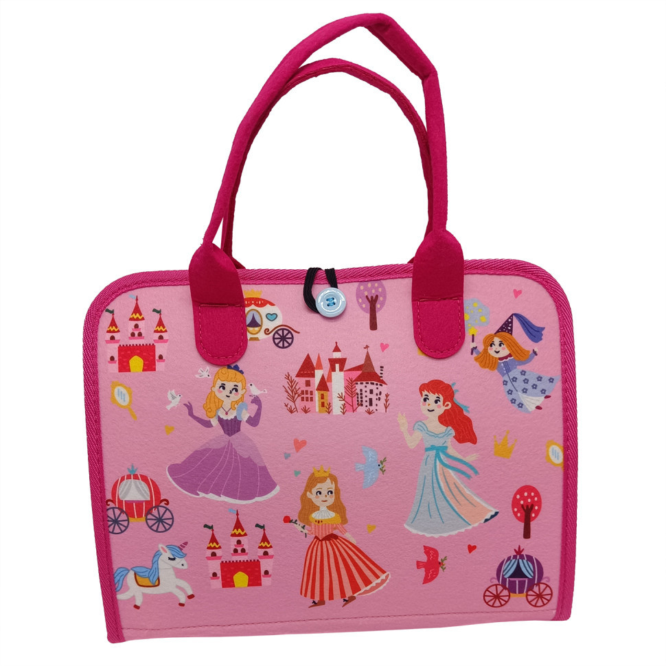 Детская развивающая сумочка-логика XX4028 тактильные, развивающие упражнения, из фетра Винница - изображение 1