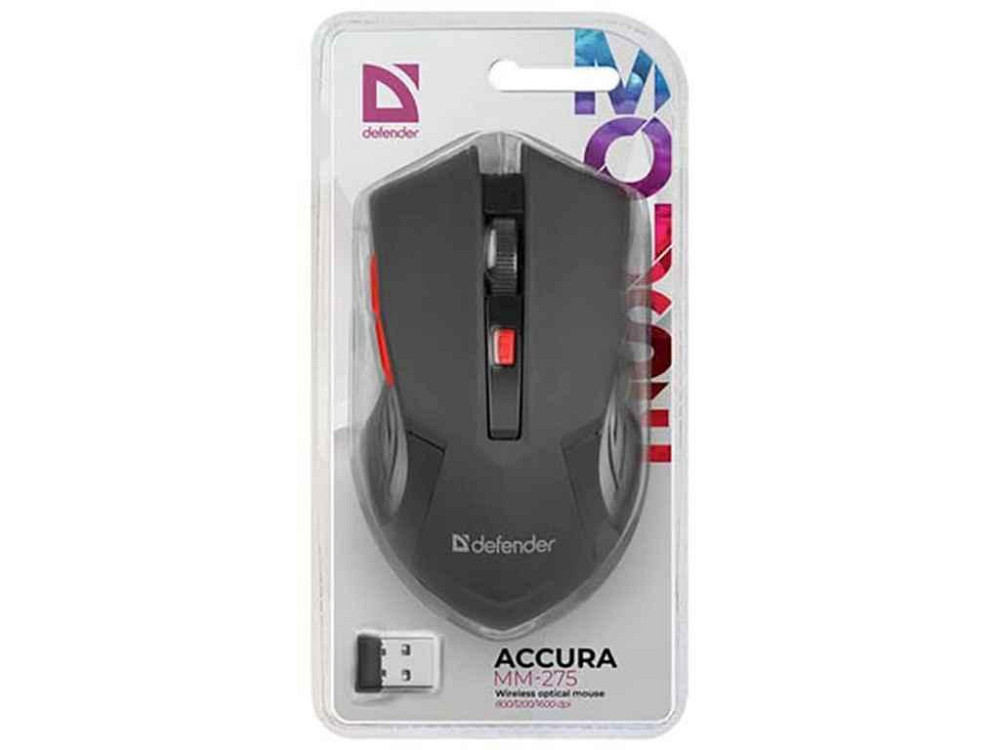 Мишка бездротова компютерна Accura MM-275 ТМ Defender Київ - фото 1