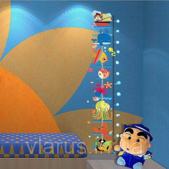 Інтер'єрна наклейка ростомір морський Київ - фото 3