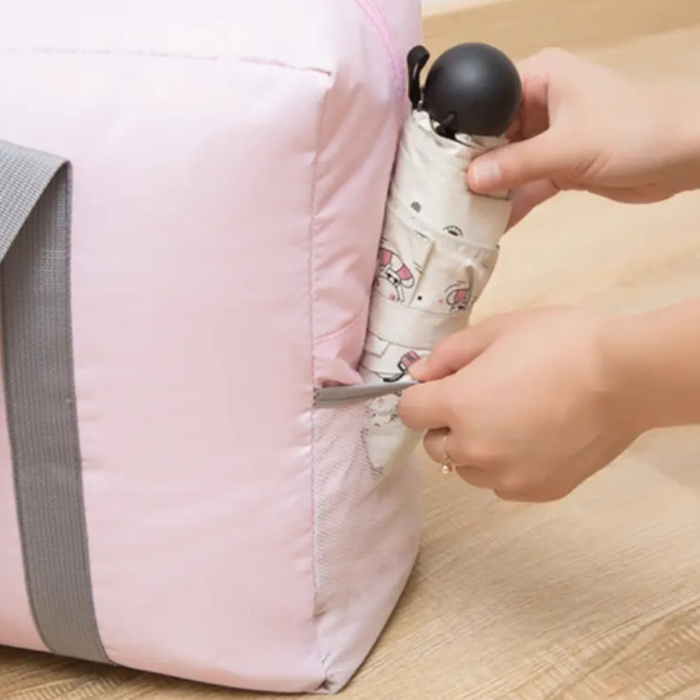 Сумка для подорожей, дорожня, портативна сумка для одягу, речей з відсіком для аксесуарів, рожева Кам'янець-Подільський - фото 5