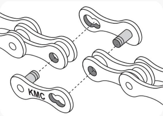 Замок для цепи LT-005 KMC Chain Бровары - изображение 2