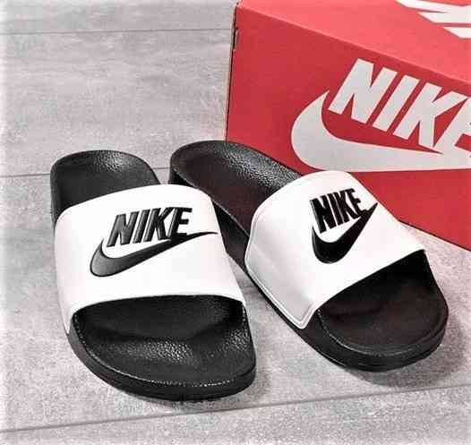 Шльопанці Тапочки Nike Сланці Чорні Білі Жіночі Найк (розміри: 36,37) Дніпро