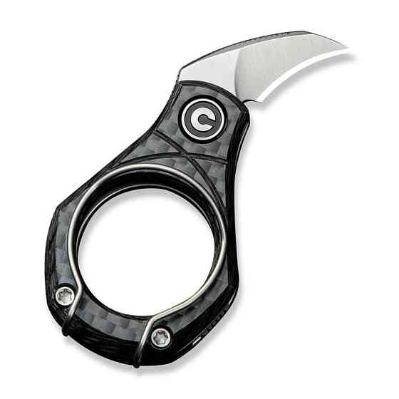 Нож складной карманный Civivvi Pyrus, (1.6 см) 14C28N / Carbon Fiber темно-серый Киев