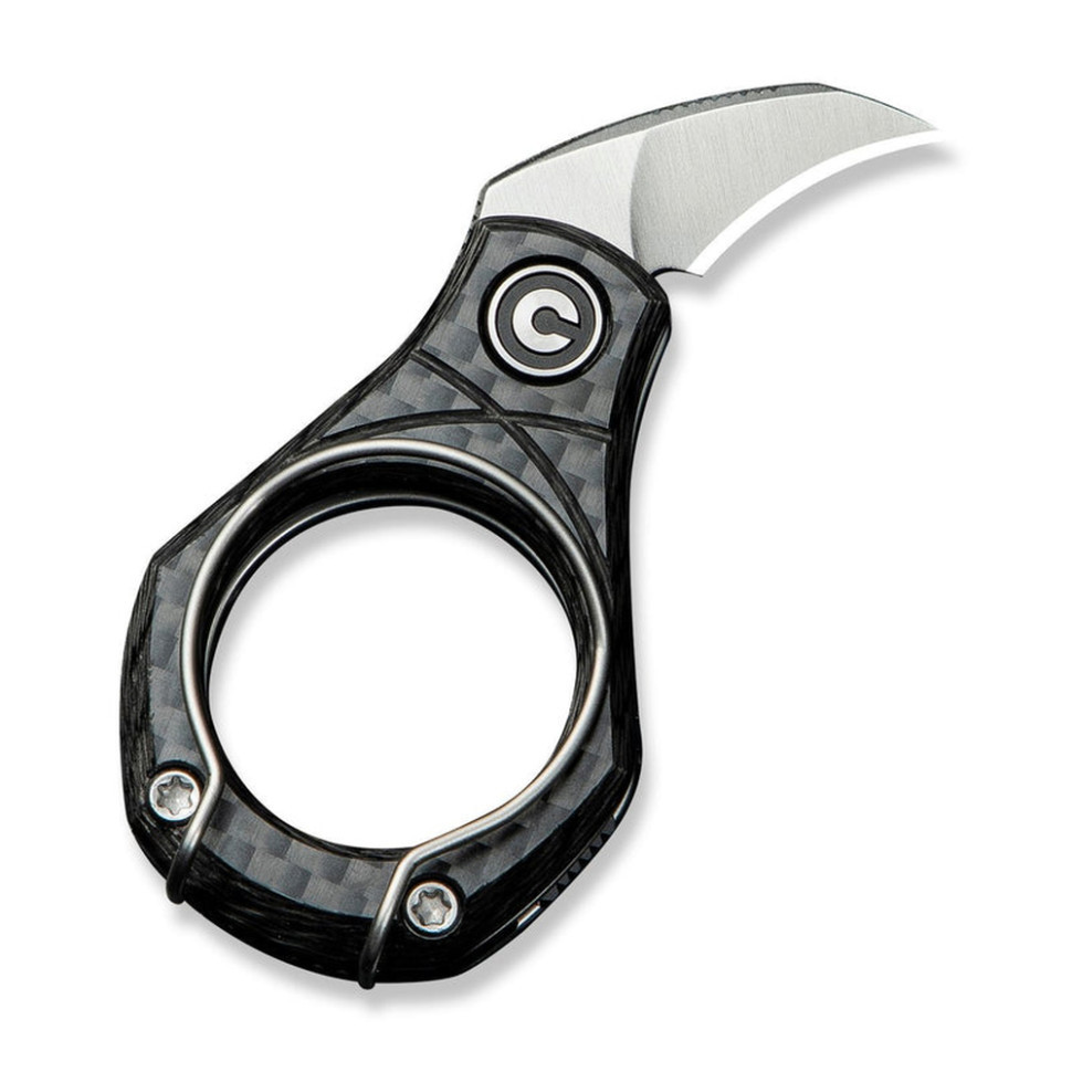Нож складной карманный Civivvi Pyrus, (1.6 см) 14C28N / Carbon Fiber темно-серый Киев - изображение 2