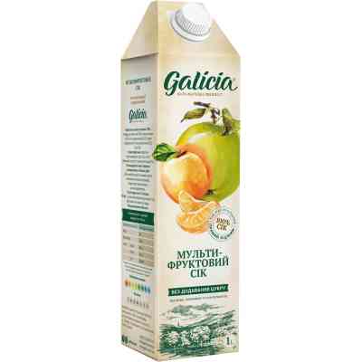 Сік Galicia Мультифруктового з м'якоттю 1 л (4820209563481) Вінниця