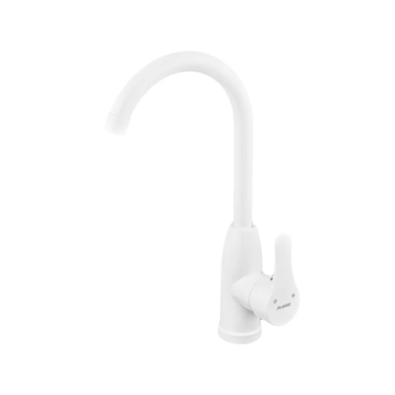 Смеситель для кухни Plamix Diego-011-B White (без подвода) (PM0658) Киев