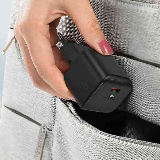 Зарядний пристрій USB-C 30W Gan A77 mini Fast Charger Black Acefast Винница