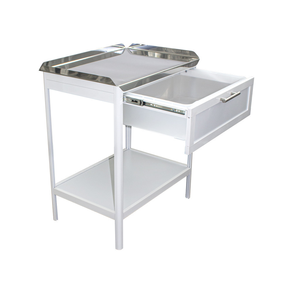 Столик маніпуляційний стільниця з нержавіючої сталі СМ-3 Дніпро - фото 2