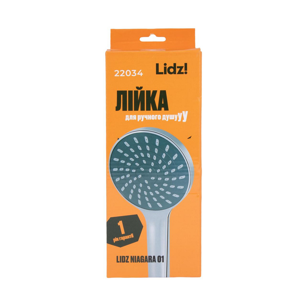 Лейка для ручного душа Lidz Niagara 01 98 мм округлая LDNIA01CRM22034 Chrome Киев - изображение 10
