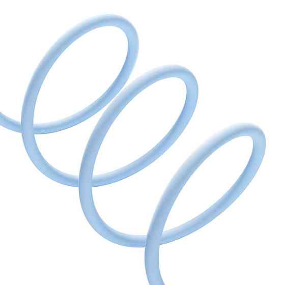 Кабель Lightning гибкий 1.2м голубой Baseus Jelly Liquid Silica Gel CAGD000003 Киев