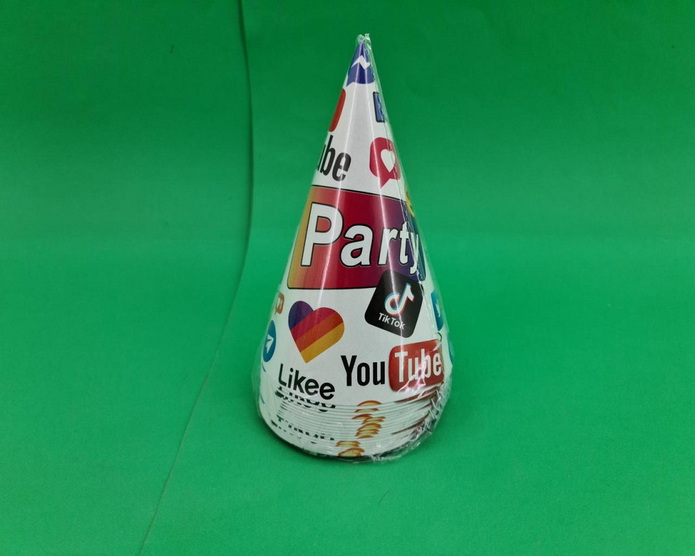 Колпаки праздничные маленькие 20шт 