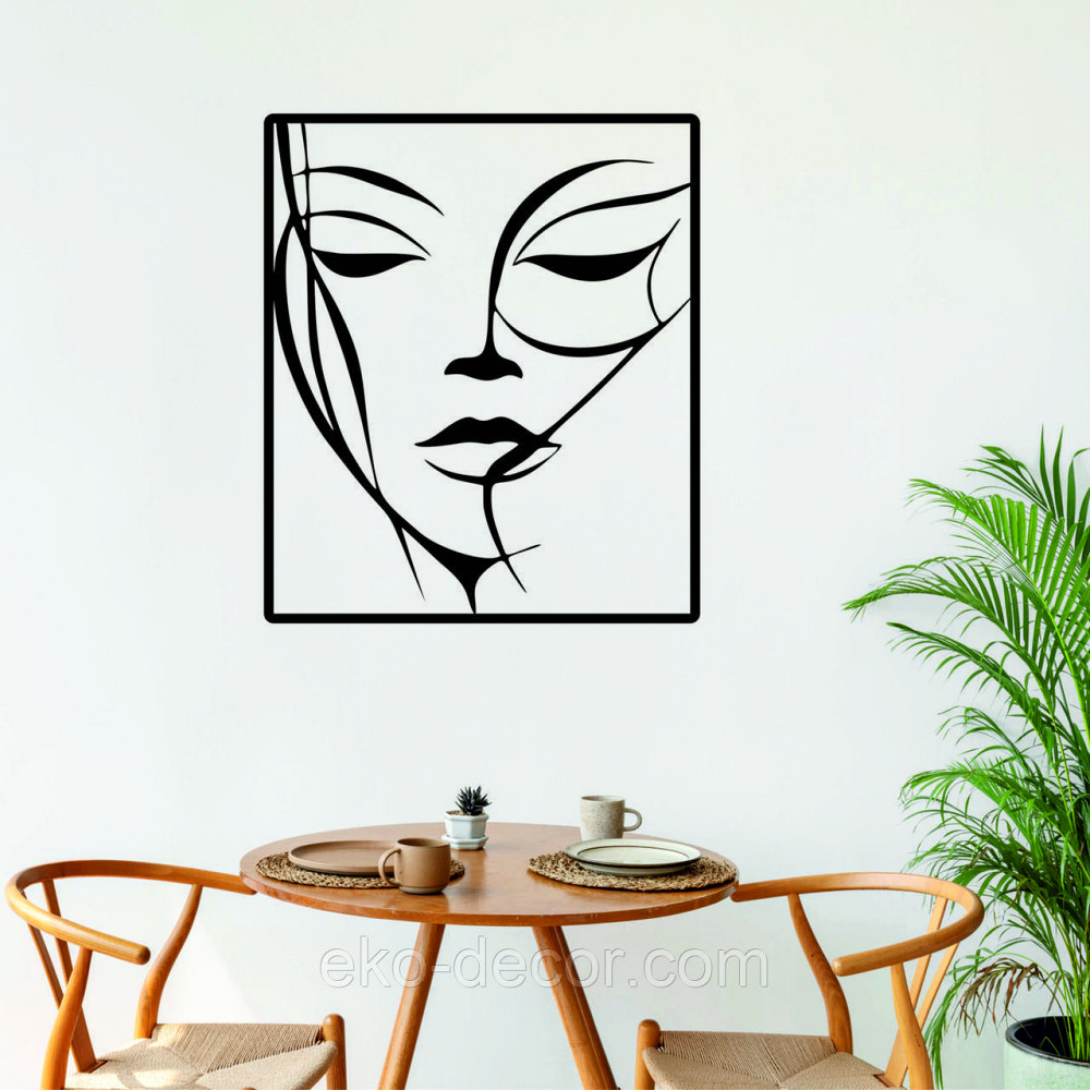 Декоративне настінне 3D Панно «Жіночий Образ», Декор на стіну з об'ємом Київ - фото 1