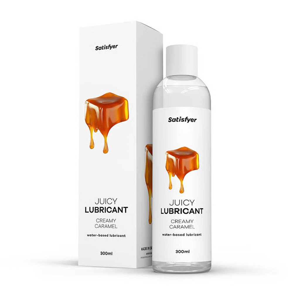 Лубрикант на водній основі Satisfyer Juicy Lubricant Creamy Caramel 300 мл (м'яте паковання!!!) Sex Aura Київ - фото 1