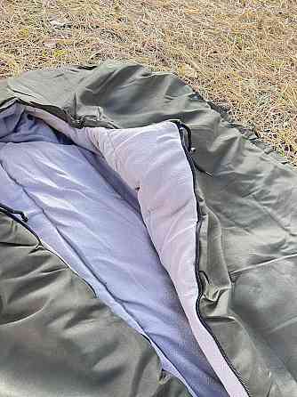 Зимовий спальний мішок на флісі до -35С (Оливковий) Київ